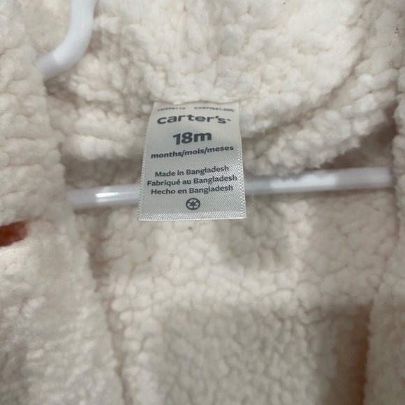 Adorable Sherpa Lined Coat w Teddy Hood - Picture 2 of 3